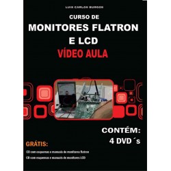 Curso em DVD Aula Monitores Flatron e LCD Coleção Completa